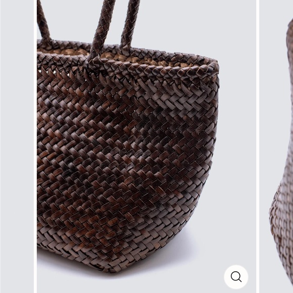 Dragon Diffusion Dark Brown Woven Tote - Picture 6 of 7